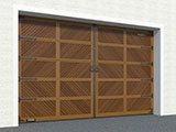 Панель Premium Country В2 для секционных гаражных ворот RSD02 Premium DoorHan (Дорхан)