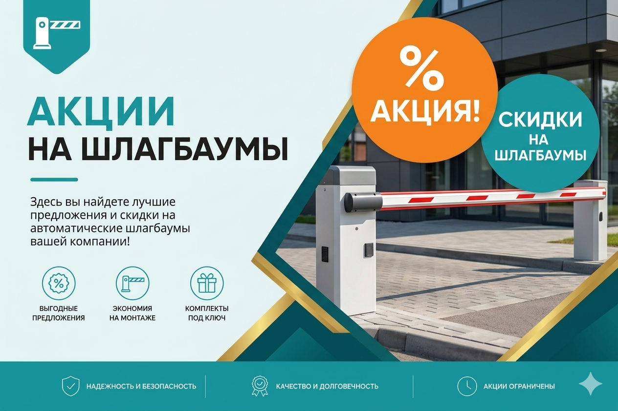 Акция на шлагбаумы
